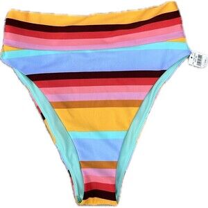 NWT American Eagle Aerie High Waist Full Cover Bikini Swimsuit Set Size M